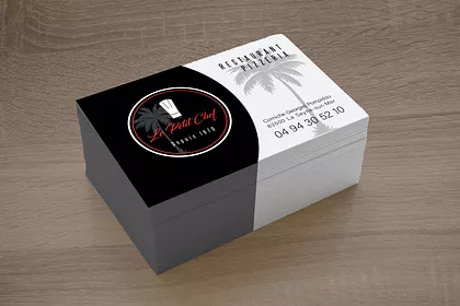 Création cartes de visite