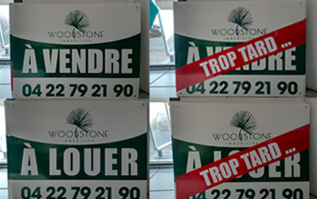 Panneau immobilier