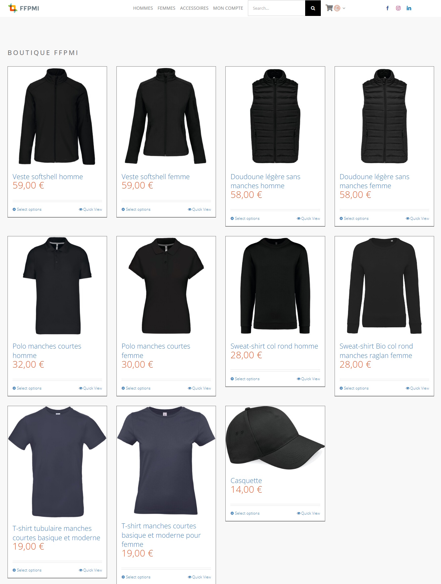Boutique ecommerce
