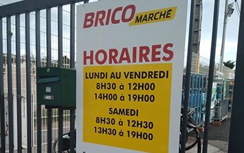 Panneau de signalétique
