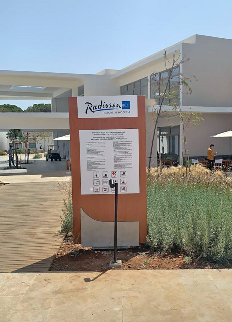 Totem d'information